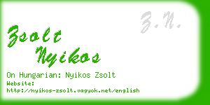 zsolt nyikos business card